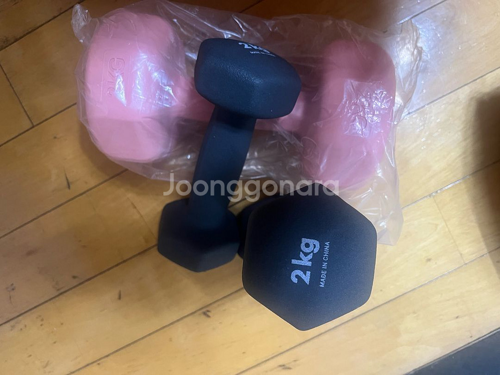2kg 아령 한 쌍&4kg아령--0