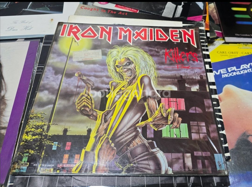 LP IRON MAIDEN 2집 KILLERS 유럽판--3