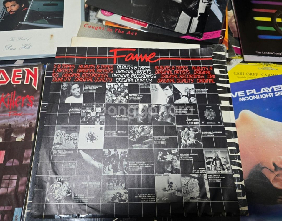 LP IRON MAIDEN 2집 KILLERS 유럽판--5