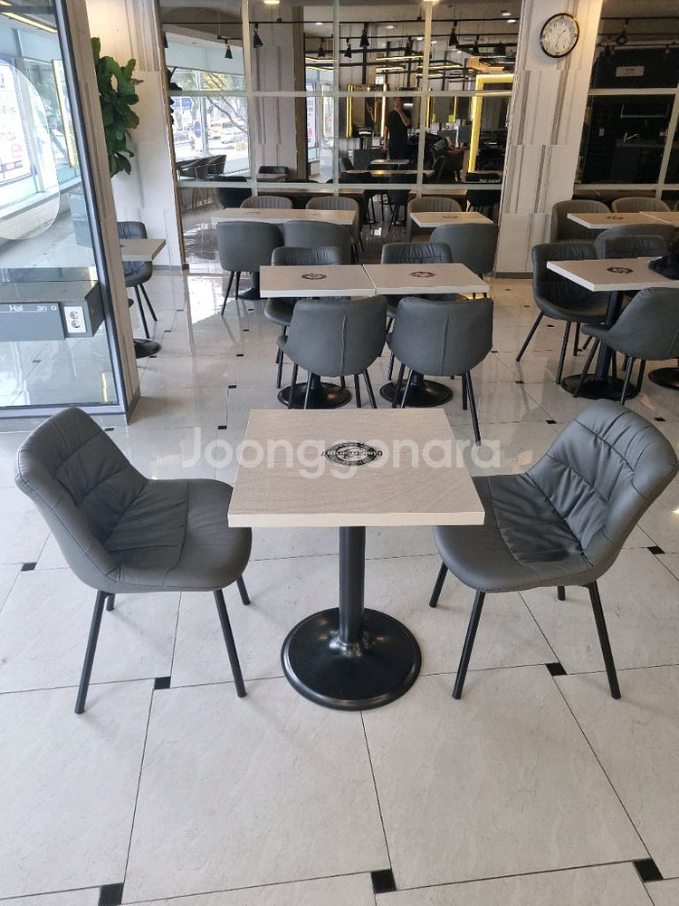 카페 2인 테이블 의자세트--0