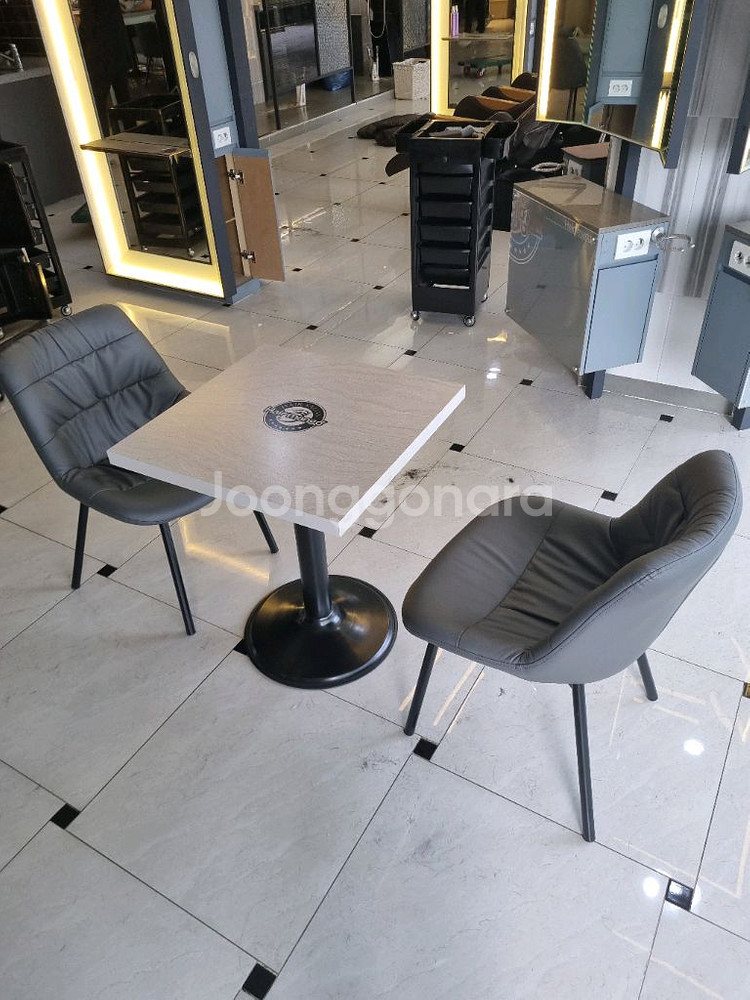 카페 2인 테이블 의자세트--3