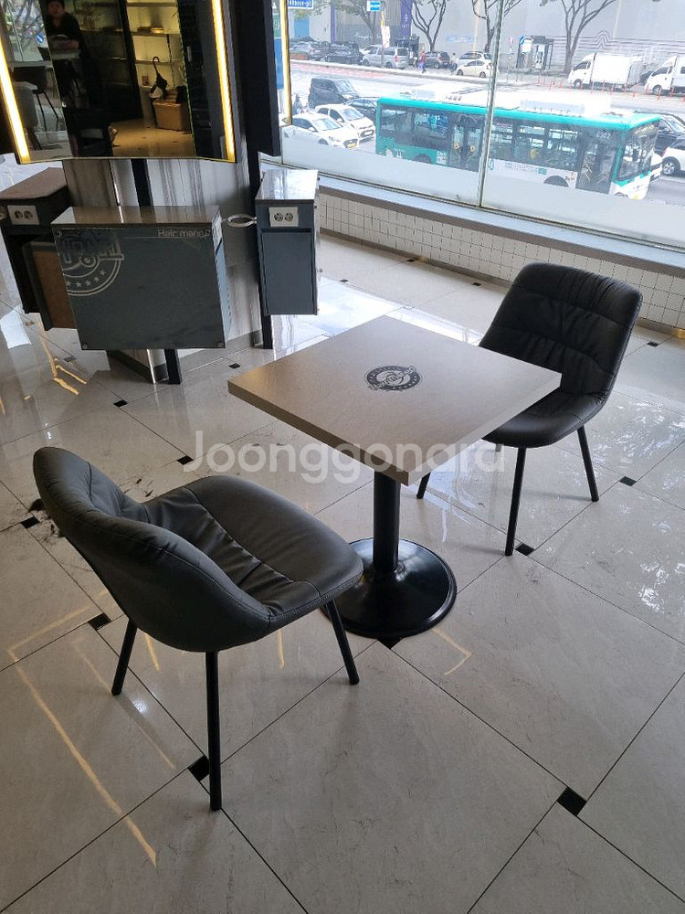 카페 2인 테이블 의자세트--4