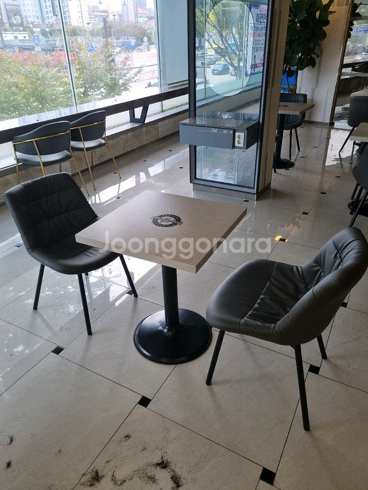 카페 2인 테이블 의자세트--5