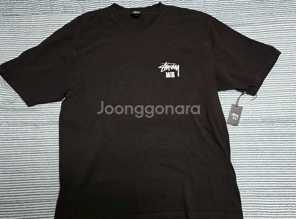 스투시 x 웨일즈보너 반팔 브라운 XL--0