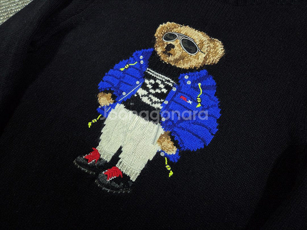 폴로 Polo 랄프로렌 RLX 다운 베어 스키 니트--3