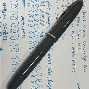 워터맨 만년필 스탠다드 글래스 카트리지 펜 18K EF