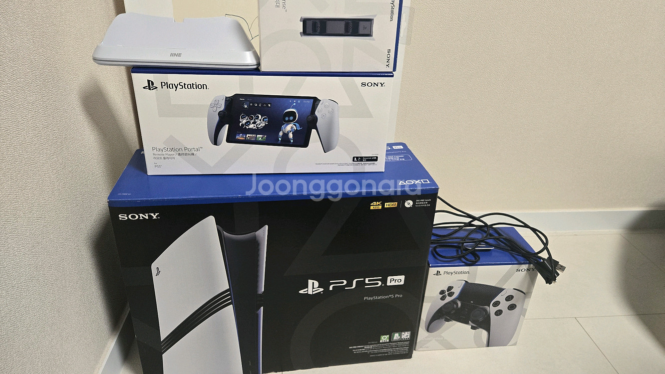 ps5 프로+플스포탈+듀센엣지 팝니다--1
