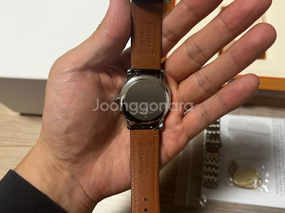 정식오버홀)오메가 드빌 36.8mm 검판 브슬--2