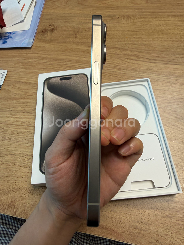 아이폰15 프로맥스 256gb 네추럴티타늄--8