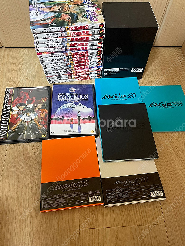 에반게리온 DVD세트 + 만화 1-14권+가이드북 팜--3