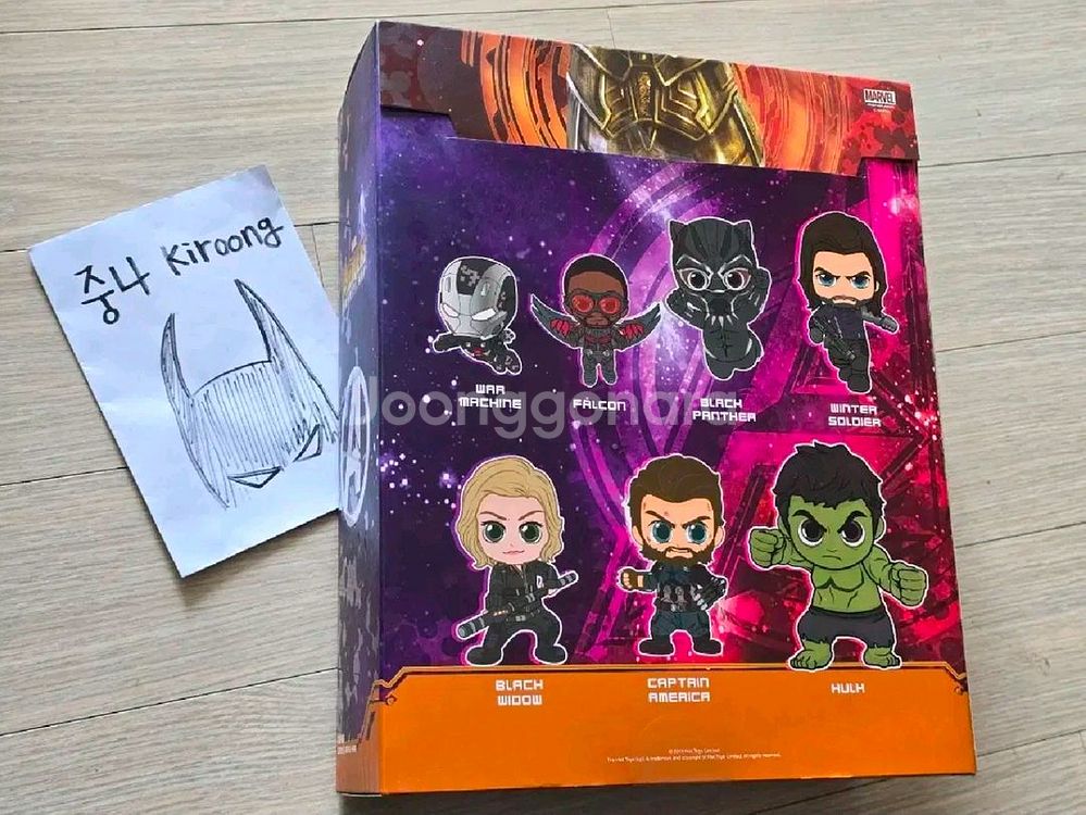 핫토이 코스베이비 캡틴아메리카, 윈터솔져, 블랙위도우--2