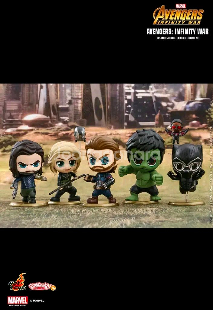 핫토이 코스베이비 캡틴아메리카, 윈터솔져, 블랙위도우--7