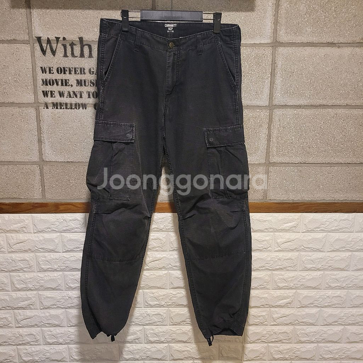 칼하트 WIP 레귤러 카고팬츠 31X32--0