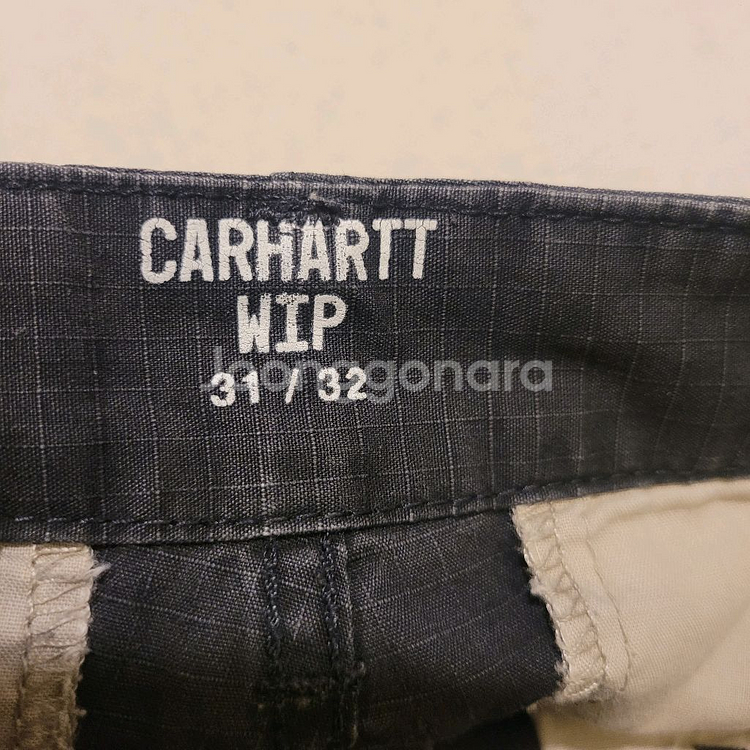 칼하트 WIP 레귤러 카고팬츠 31X32--5