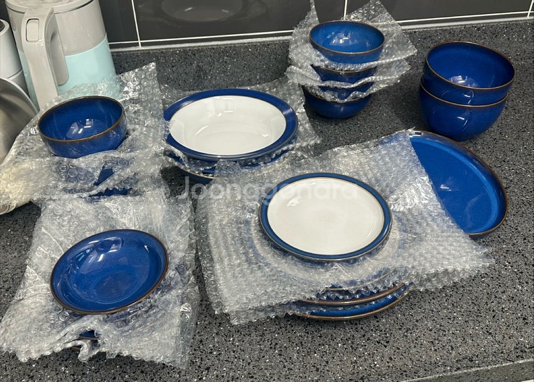 덴비 임페리얼 블루 4인 식기 세트--0