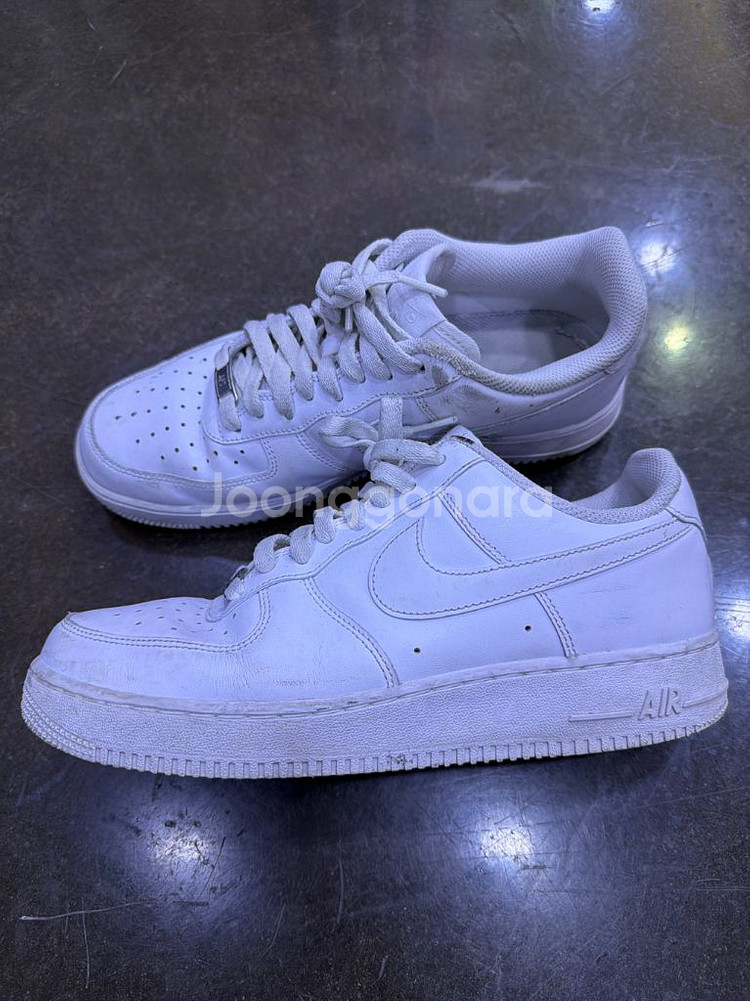 나이키 에어포스1 로우 07 트리플화이트 스니커즈265--4