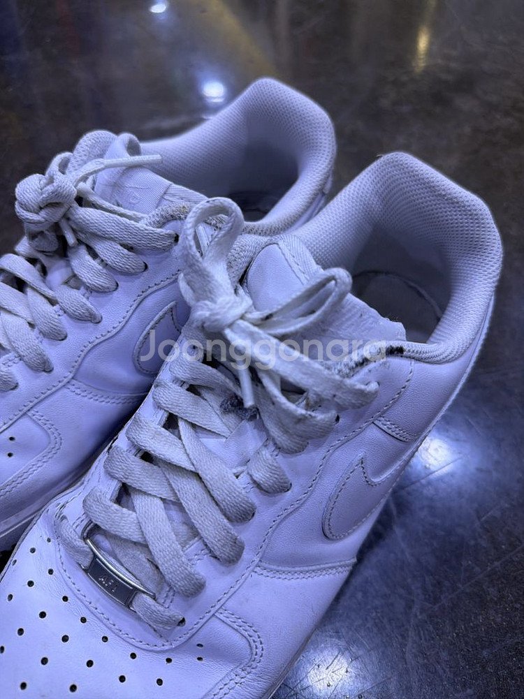 나이키 에어포스1 로우 07 트리플화이트 스니커즈265--3