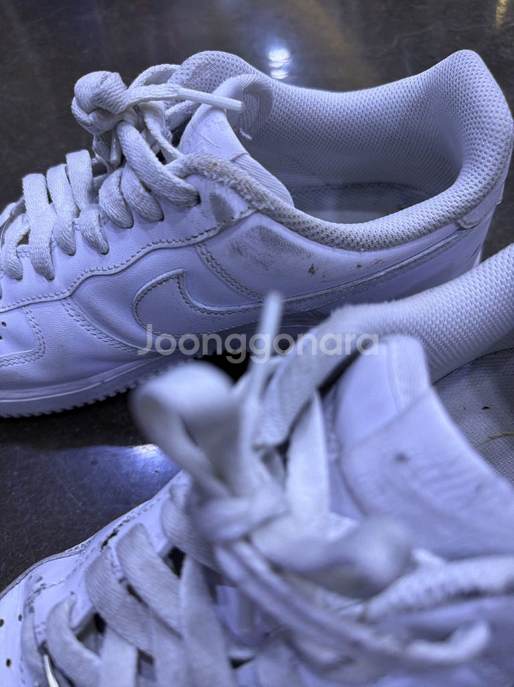 나이키 에어포스1 로우 07 트리플화이트 스니커즈265--5