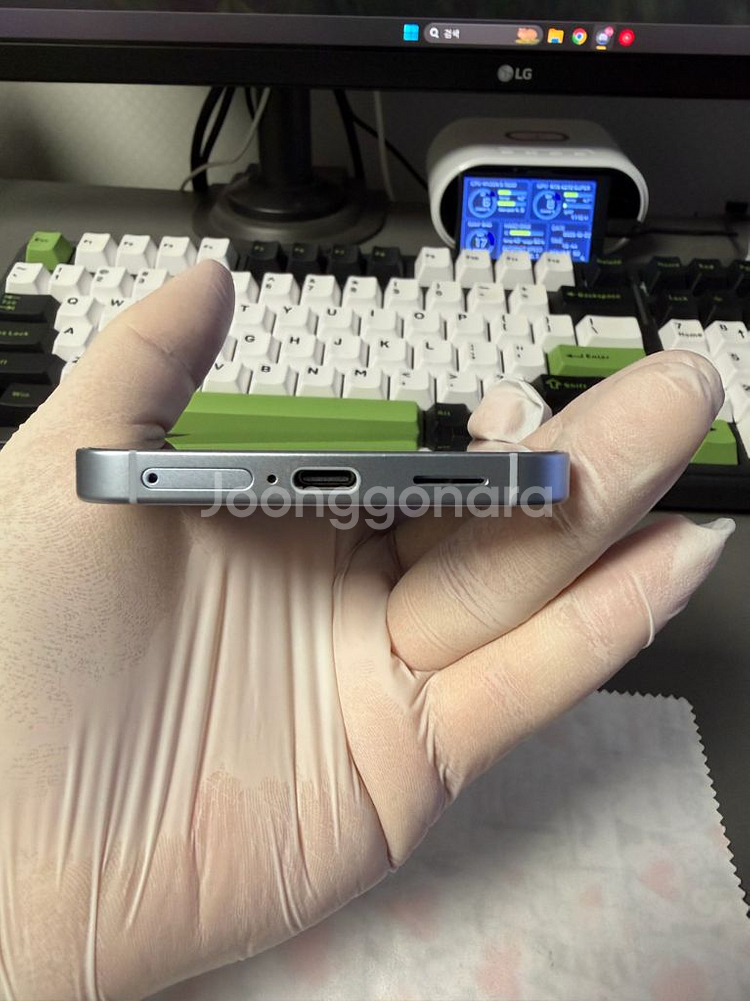갤럭시 s25 512g 아이스블루 자급제 s급--3