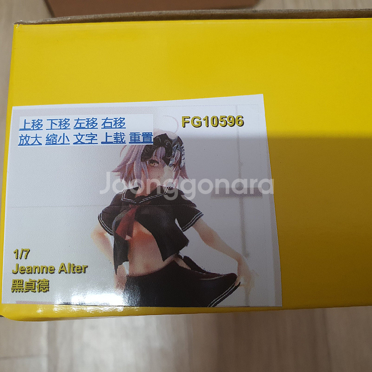 페이트 숫자몰 리캐 잔다르크 알터 미소녀 레진 키트--0