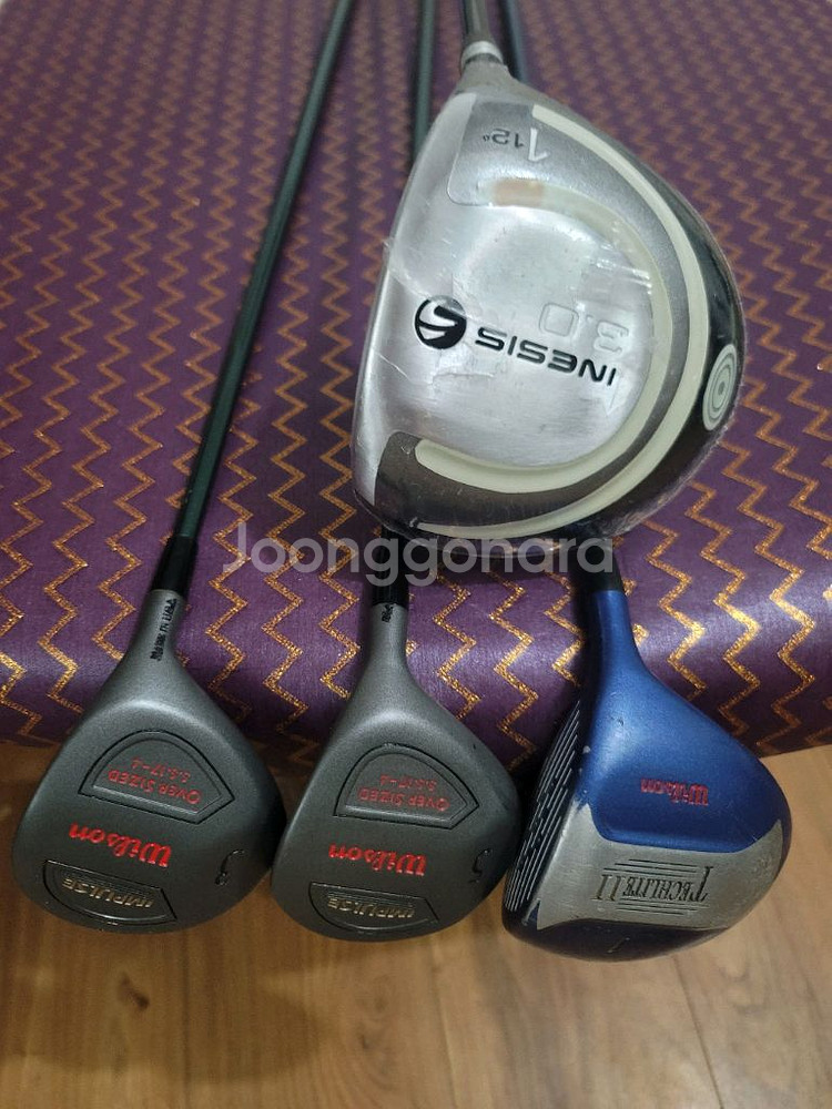 여성골프채풀세트 Wilson 미국스펙 캐디백 골프가방--3