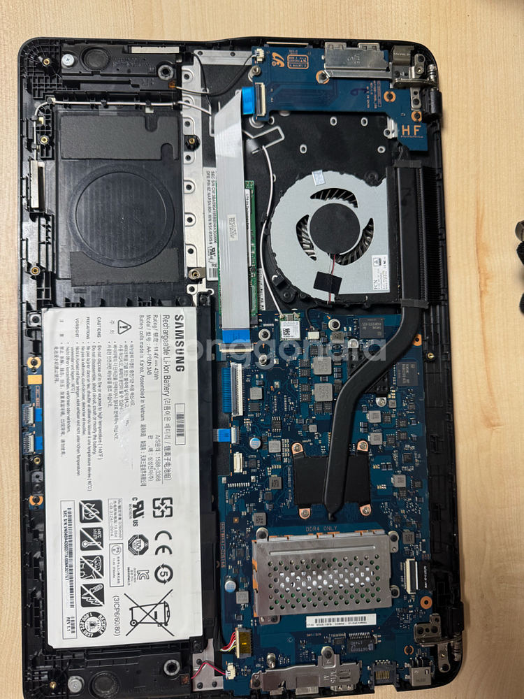 노트북 삼성 NT500R5Y 간단작업. 인터넷용--8