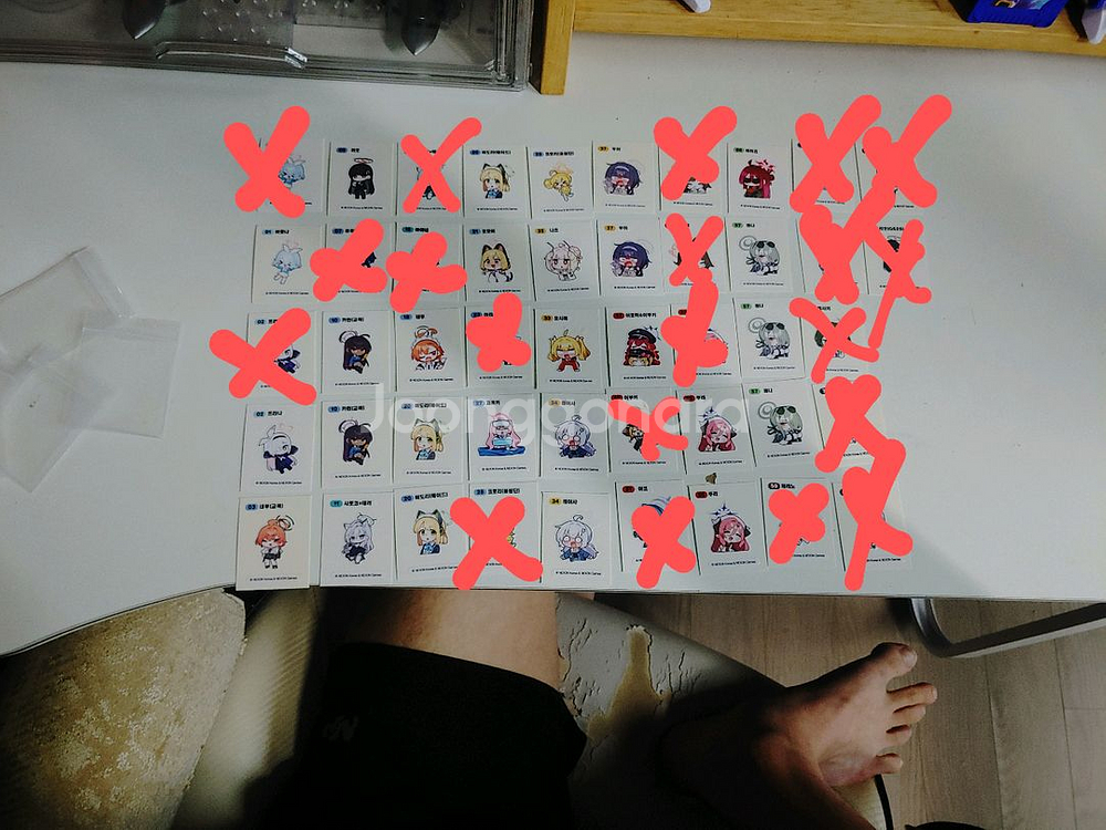 블루아카이브 2차 띠부실--0