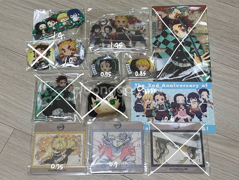 귀멸의칼날 탄지로,이노스케,젠이츠,루이,렌고쿠 굿즈--0