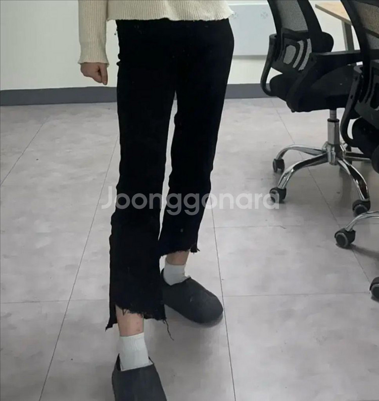 옷장정리ㅣ블랙일자바지 블랙통바지 여자통바지--1