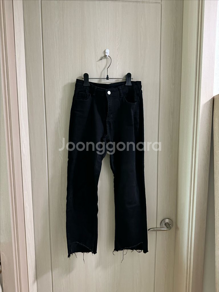 옷장정리ㅣ블랙일자바지 블랙통바지 여자통바지--3