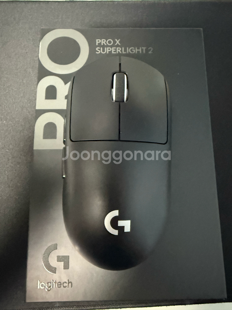 로지텍 지슈라2 PRO X SUPERLIGHT 2 블랙--1