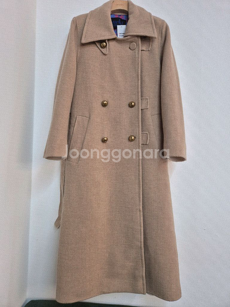 럭키슈에뜨 롱 코트 베이지 36--0