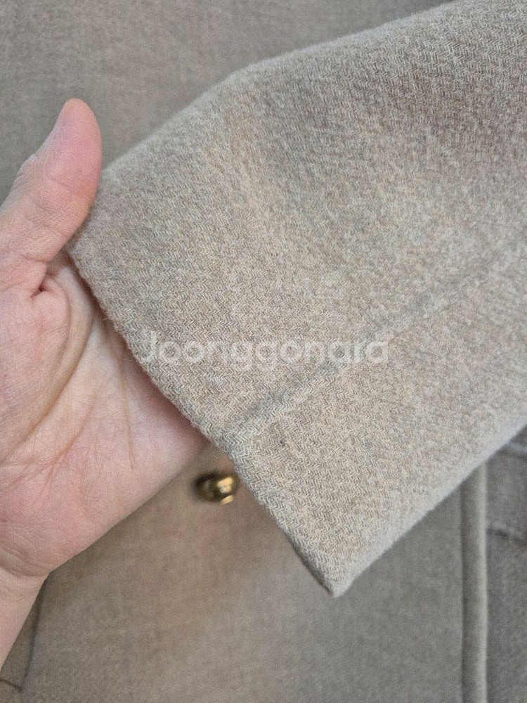 럭키슈에뜨 롱 코트 베이지 36--4