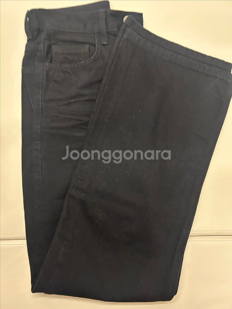 FYEO WIDE FLARED DENIM 블랙 팔아요--0