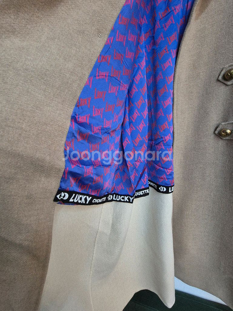 럭키슈에뜨 롱 코트 베이지 36--13