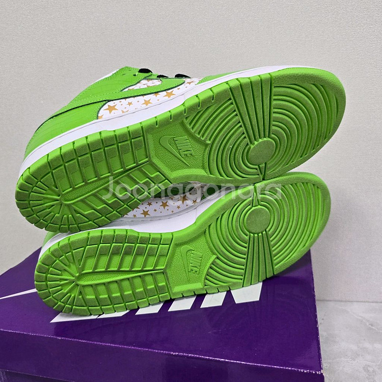 나이키 x 슈프림 덩크 민 그린 285사이즈--6