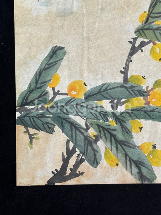[골동품] 제백석 치바이스 영모화 화조도 그림 (9)--2