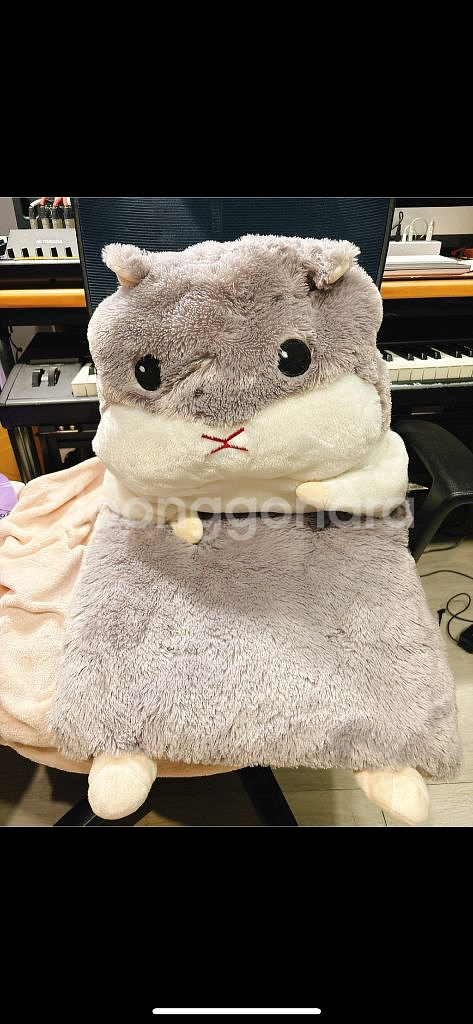 귀여운 햄스터 쿠션 방석이에요--1