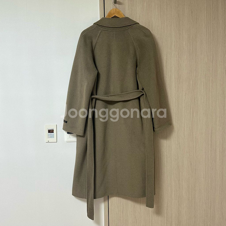 lap 랩 캐시비어울블렌드 롱코트 카키 m--1