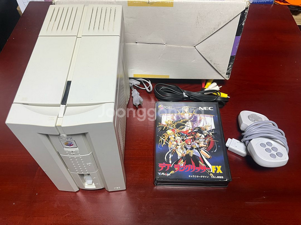 pc-fx 본체+시디--1