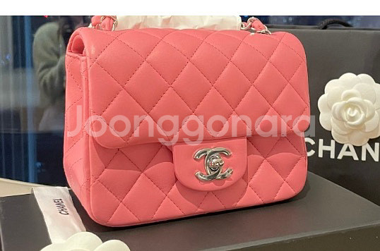 샤넬 쁘띠삭 미니 핑크--0