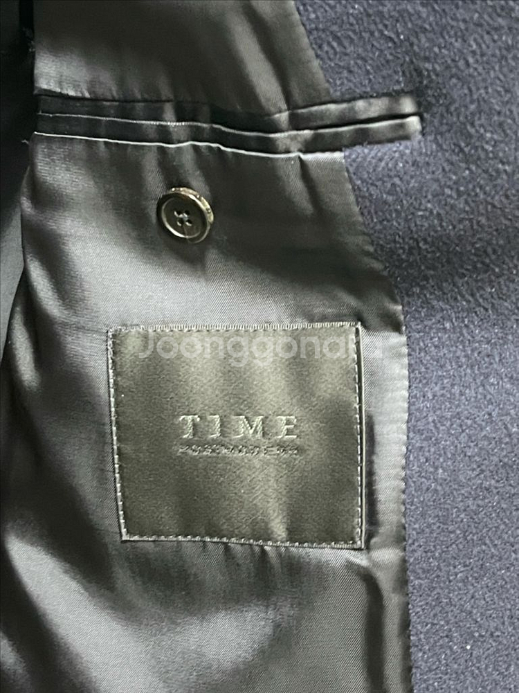 타임옴므 남성 코트(네이비, 100)--9