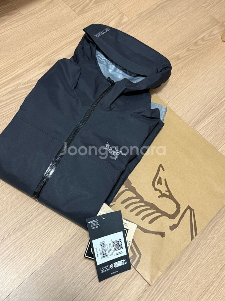 (새상품) 아크테릭스 베타 남성 Msize 블랙--1