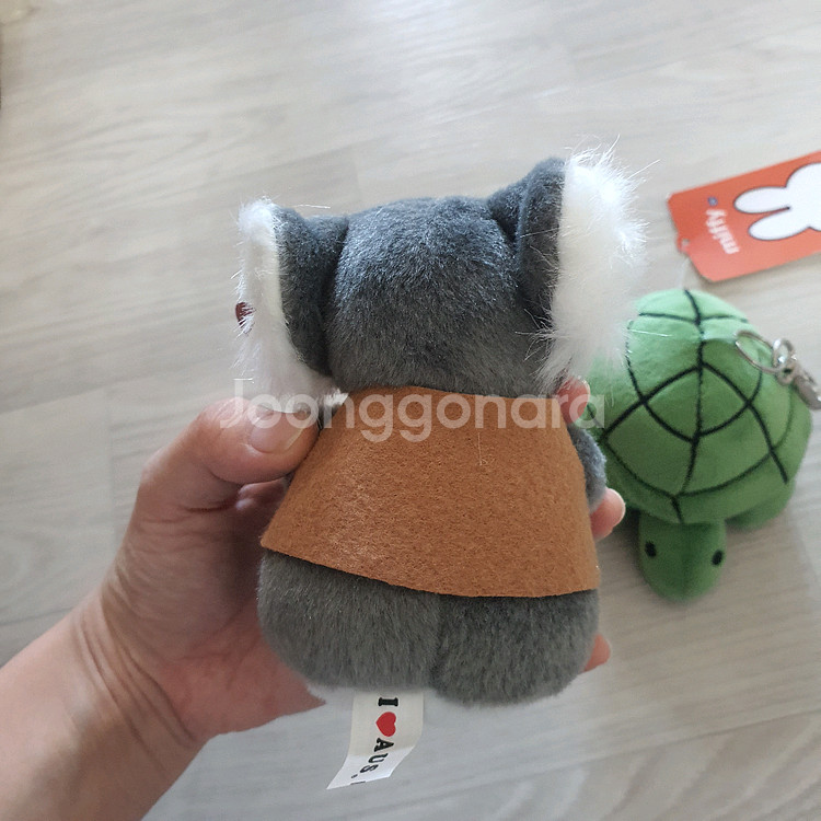 동물 소형 인형 키링 코알라 거북이 카피바라 곰 꿀벌--4