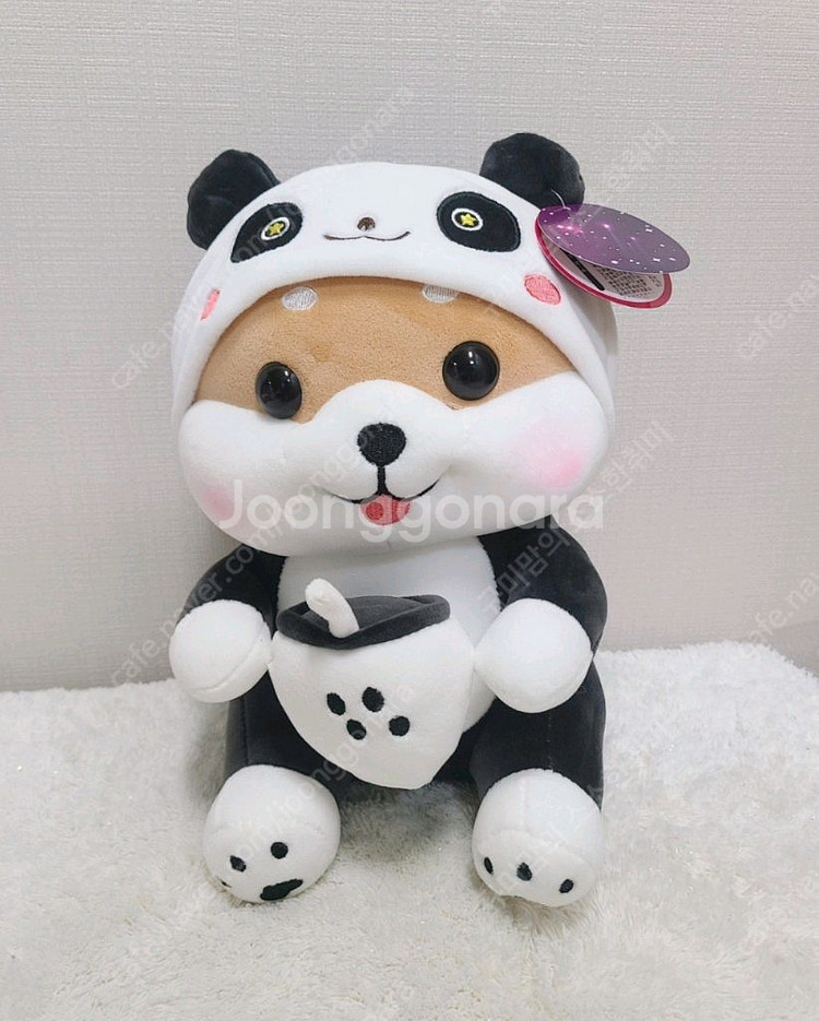 새제품 2개 말랑모찌 시바팬더 개구리 코스튬 피치 인형--2