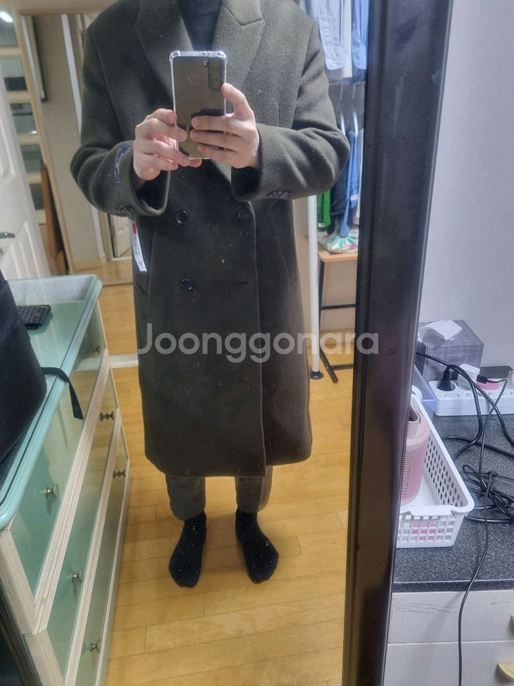 바쏘옴므 22 F/W 캐시미어 코트 (새제품)--1