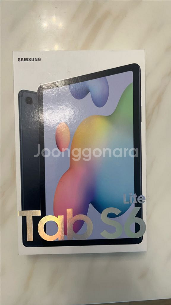갤럭시탭s6 lite 64gb 미개봉 그레이 색상--2