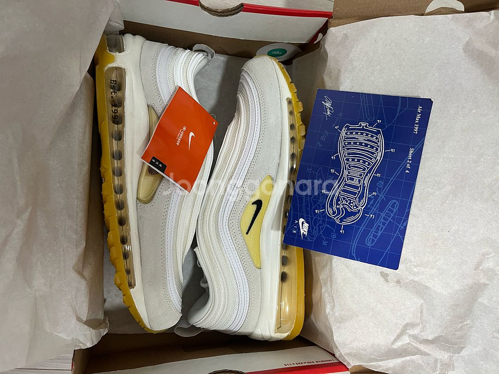 나이키 에어맥스97 프랭크루디 옐로우 275사이즈--0