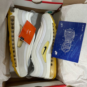 나이키 에어맥스97 프랭크루디 옐로우 275사이즈