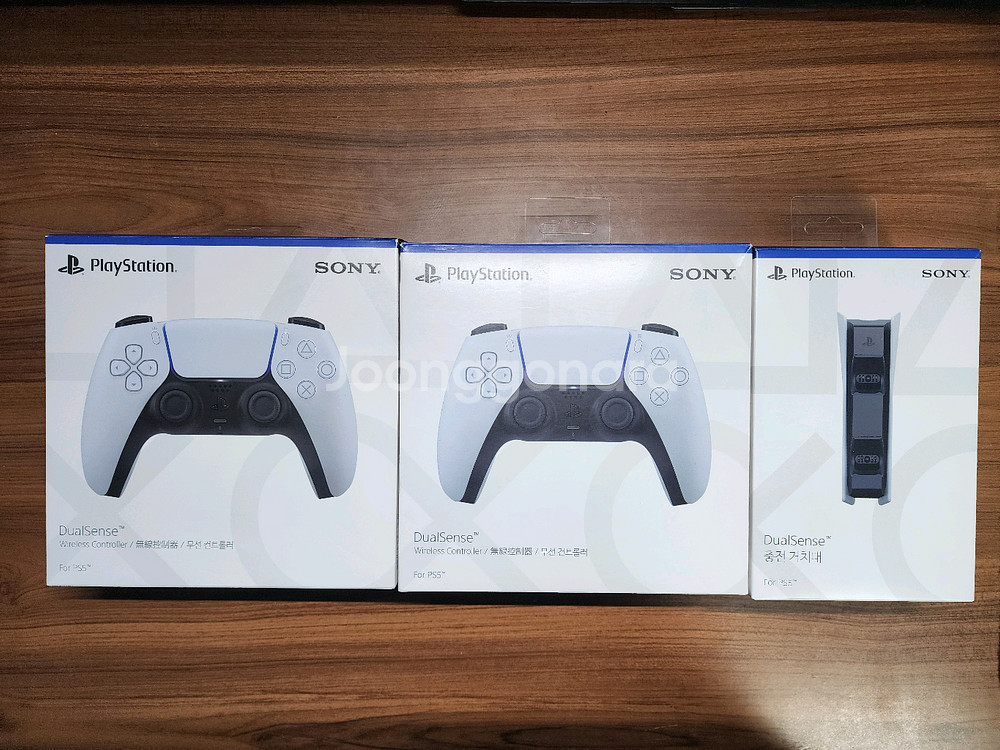 PS5 듀얼센스 2개 + 충전거치대--0